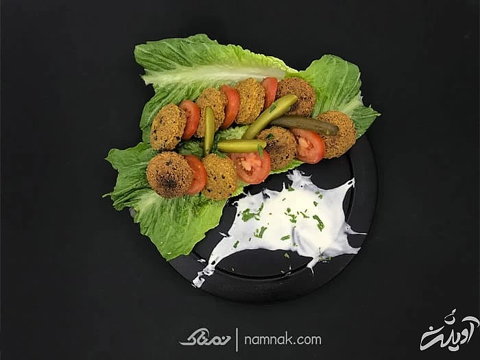 فلافل خوشمزه خانگی به سبک بازاری ها فلافل خانگی